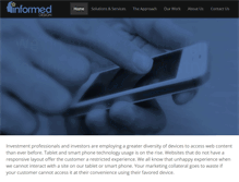 Tablet Screenshot of informed-design.com